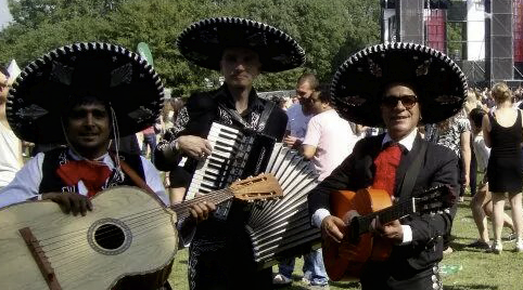 Winkelcentra promotie met livemuziek